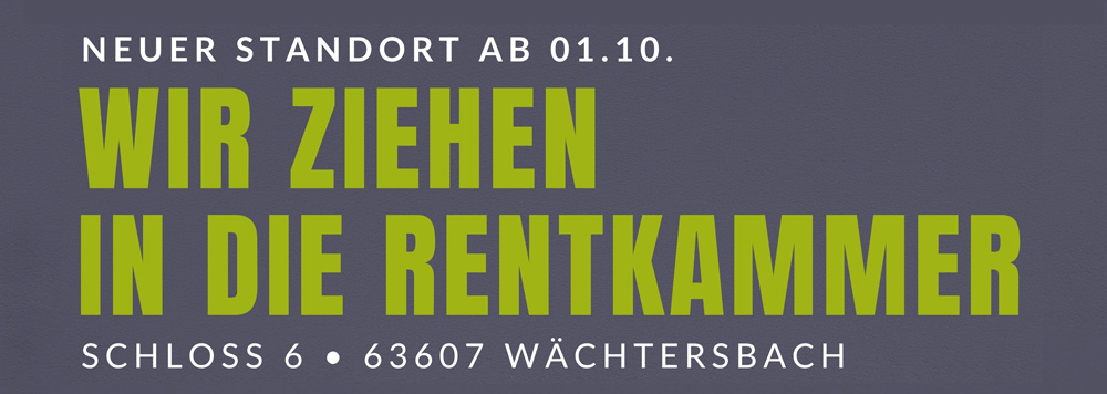 Wir ziehen um!